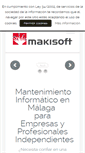 Mobile Screenshot of makisoft.es