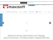 Tablet Screenshot of makisoft.es